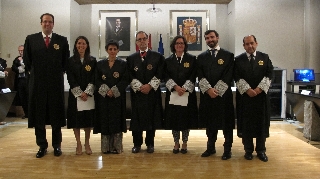 Los magistrados han tomado posesión en una ceremonia presidida por el presidente del Tribunal, Francisco Javier Vieira Morante